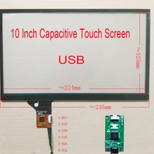 USB Capaictive Сенсорный экран 4,3/5/6,2/6,5/7/8/9/10,1 дюймов Поддержка Raspberry Android Linux WIN 7 8 10 Поддержка некоторые мобильного телефона из закаленного стекла