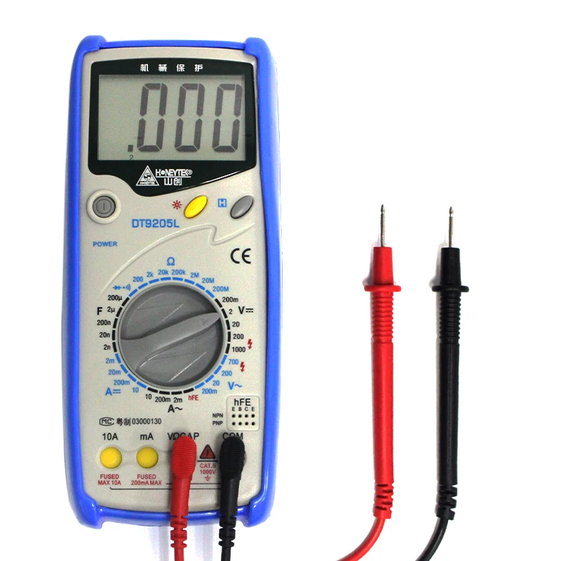Wanptek Analog Multimeter Safety Standard Professional Ohm Test Meter