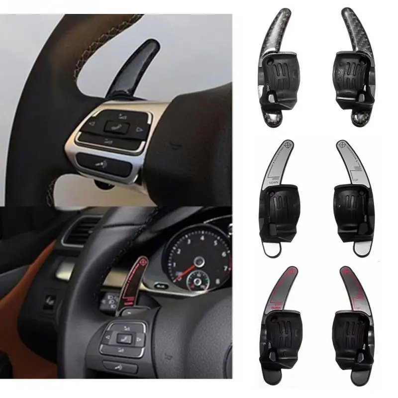 

2Pcs Steering Wheel DSG Paddles Practical Car Steering Wheel Shift Paddle For modified Car