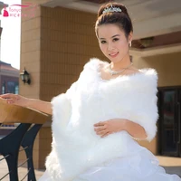 wedding bolero wedding jacket Faux Fur Bolero wedding wraps wedding accessories winter bridal cape Two Color  White & Red Z235