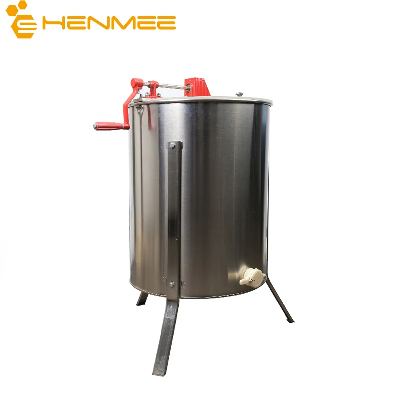 

Beekeeping Tool 4 Frame Manual Honey Extractor Beekeeping Equipment 304 Stainless Steel Supplies Bee Honey Extractor