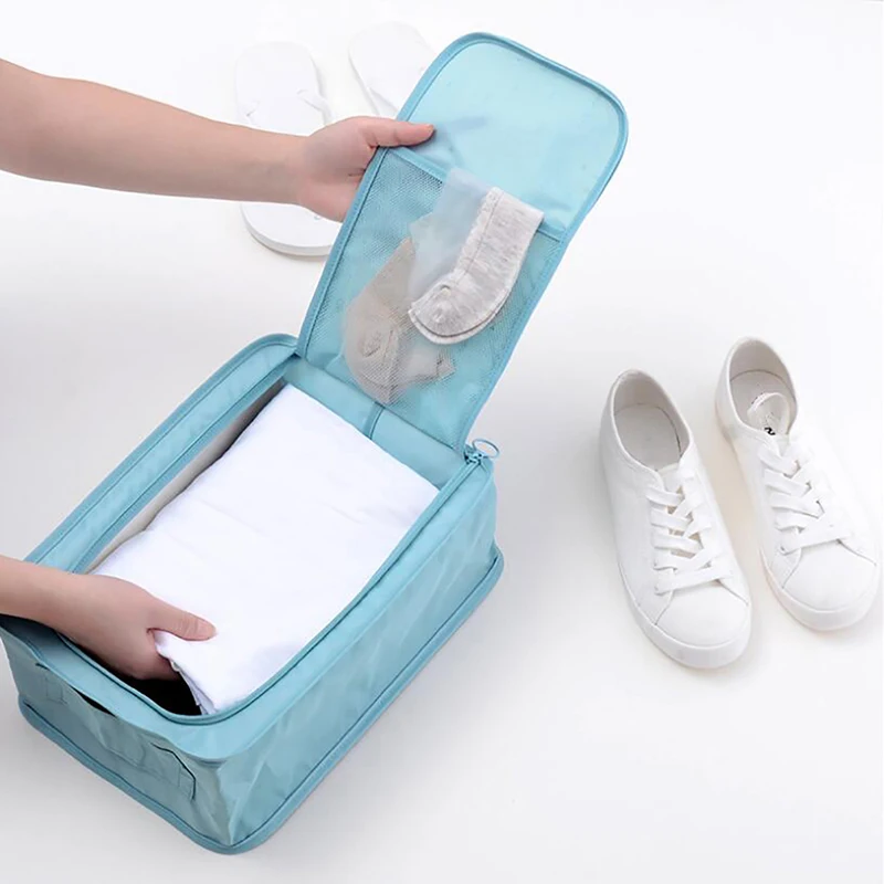 

Multifunction 4 Colors Portable Organizer Bags Shoe Sorting Pouch Convenient Travel Storage Bag Polyester