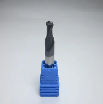 

1PC radius 2.5MM HRC45 R2.5 2 flutes Tungsten Carbide Ball Nose End Mill CNC milling cutter machine tool CAB2-2.5R*6