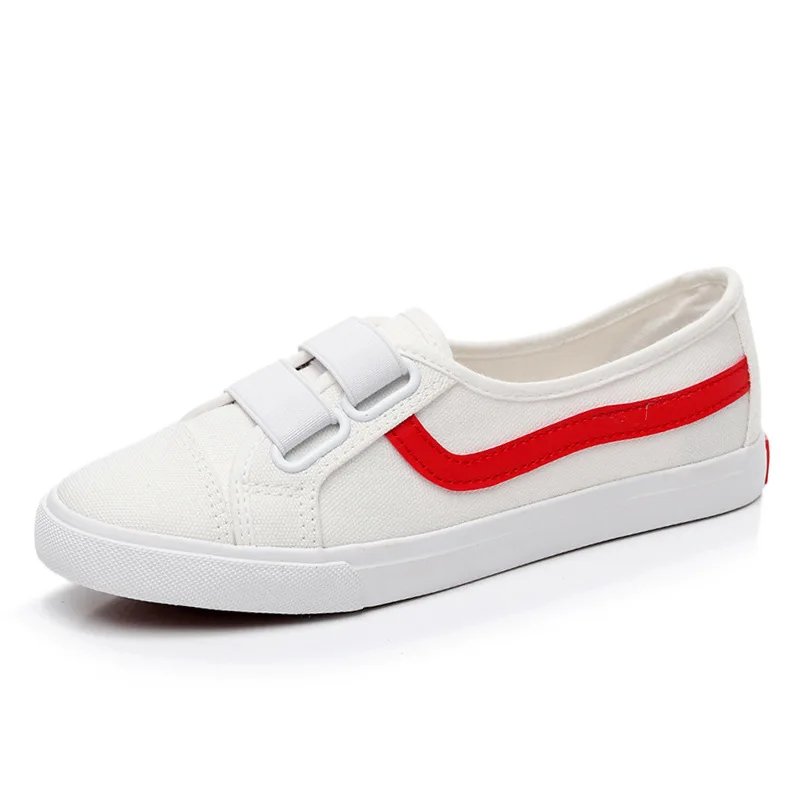 

Slip on sneakers canvas white shoes women flats cloth female soft loafers Korea shallow ladies shoes zapatos mujer espadrilles