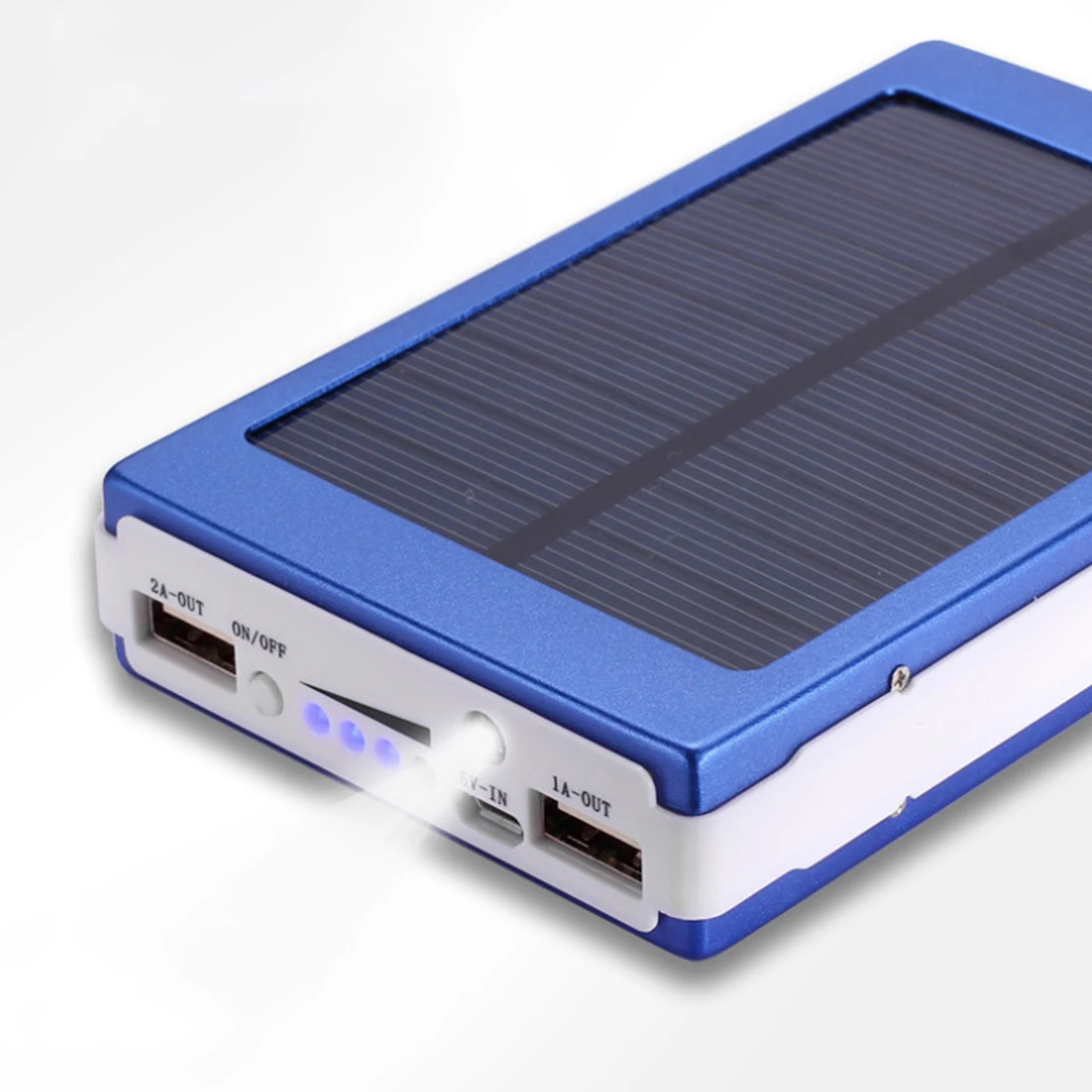 30000mAh Solar Battery Portable Charger Dual Output USB External