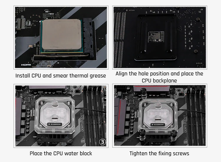 Курган LTYK3A-04-V2, для RyzenAMD/AM4/AM3 cpu водяные блоки, LRC RGB v2 акриловый блок водяного охлаждения с кулером для процессора радиатор