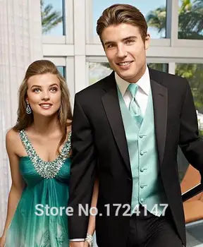 

New Arrival Custom Groom Tuxedos Black Wedding Suits For Men Notched Lapel Best man Groomsman Suit Prom Suits Bridegroom