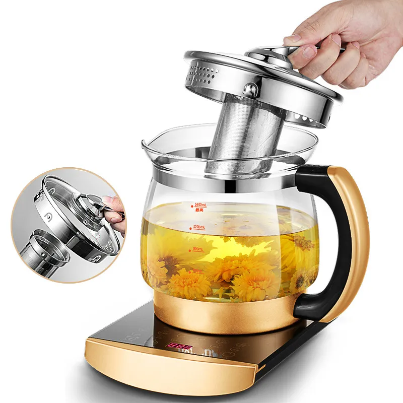 Electric kettle Health raising pot fully automatic thickened glass multi purpose multi-functional split Overheat Protection Electric kettle Health raising pot fully automatic thickened glass multi purpose multi-functional split Overheat Protection