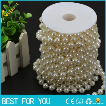 

10mm thread connection beads 20 meters ABS imitation pearls DIY doors and windows curtain fence decoration hanging bead
