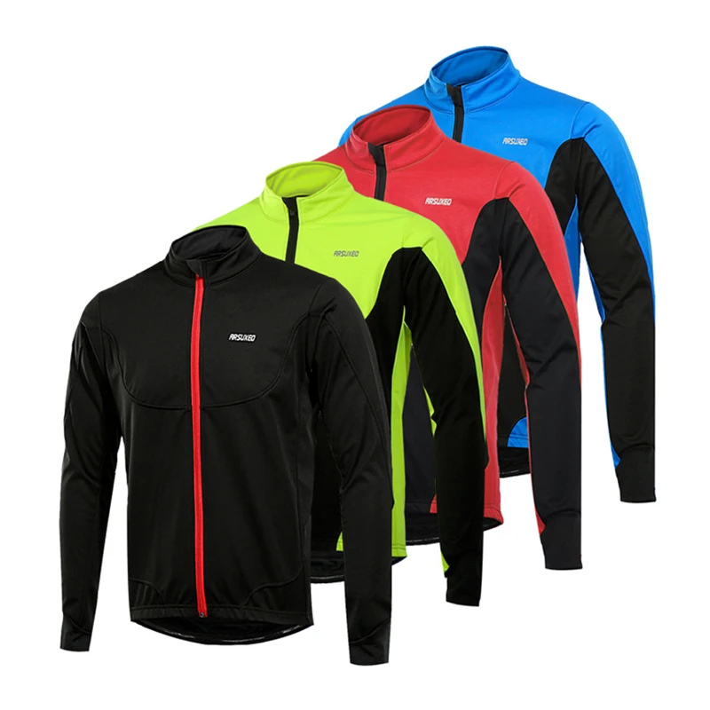 

Men Thermal Cycling Jacket Winter Warm Bicycle MTB Clothes Windproof Waterproof Soft Shell Coat Bike Cycling Jacket Clothing