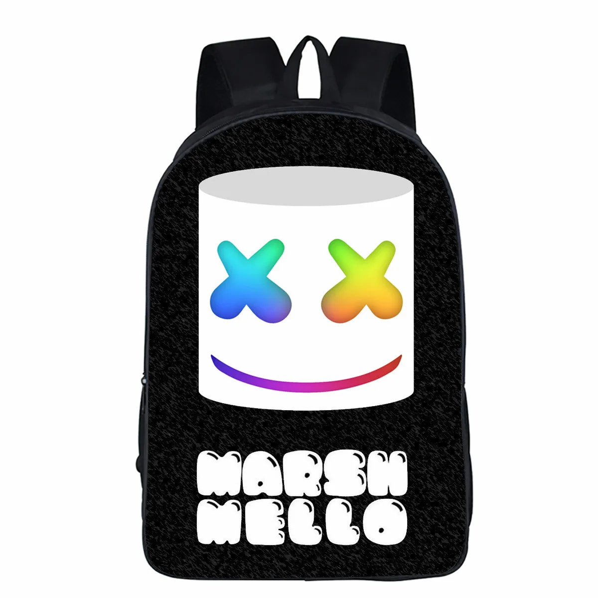 kpop Marshmello face alone DJ Backpack Book Bag Marshmello Children