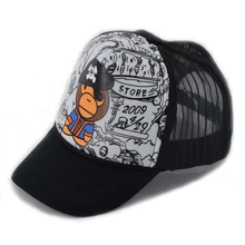 HPBBKD, новинка года, кепка для маленьких мальчиков и девочек, бейсболка для мальчиков, бейсболка с мультяшным принтом для девочек, уличная Спортивная Кепка в стиле хип-хоп, Детская солнцезащитная Кепка, XH-043