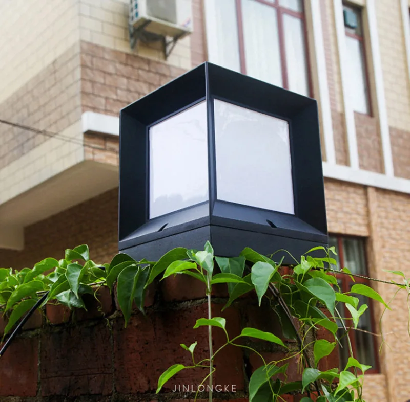 Preto à Prova Conduziu a Lâmpada de Iluminação do Jardim do Pátio ao ar Livre com Sensor para a Decoração do Assoalho Casa de Campo Nórdico Branco Água Solar Rua Ip44 d' 6 Nórdico IP44 Branco Preto À Prova D'