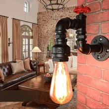Loft Retro wall Lamp led Lifting Pulley Faucet Wall Lights Fixture Dining Room Restaurant Aisle Corridor Pub Cafe Bedroom Sconce loft retro lamp vintage lifting pulley wall lamp dining room restaurant aisle corridor pub cafe wall lamp bra wall sconce