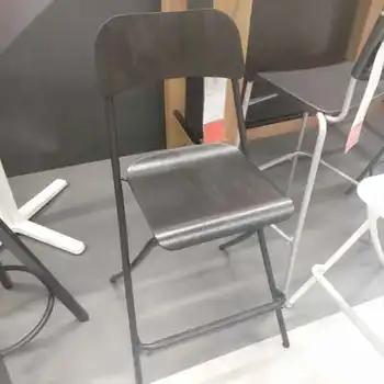 

Backrest Bar Stool Bar Chair High Chair Seat Height 63 Cm Foldable
