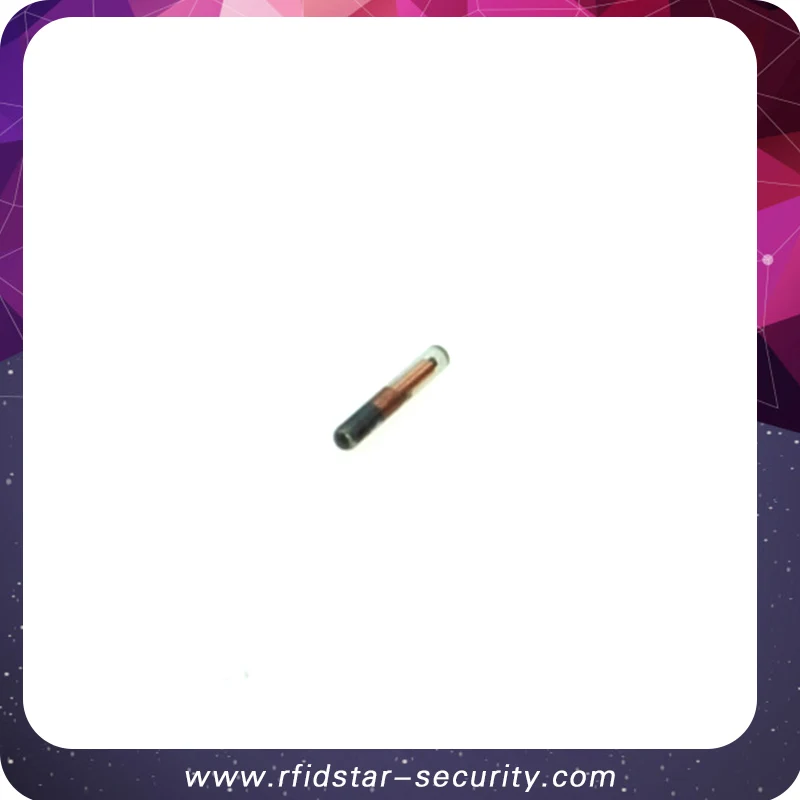 

Free shipping 50PCS/Lot 134.2KHz 2.12*12mmFDX-B Animal RFID microchip for Animal Identification