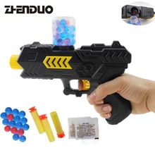Outdoor Battle Shotting Water Toy Gun 2-in-1 Air Soft Gun Airgun Paintball Gun Model Pistol for Childrens Gift Free Shipping free soldier water purifie gun grey