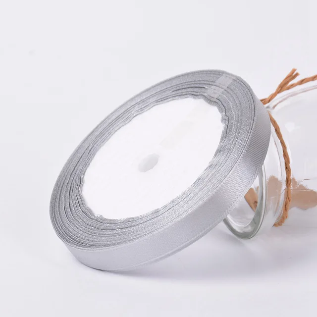 25Yards/Roll Grosgrain Satin Ribbons for Wedding Christmas Party Decorations DIY Bow Craft Ribbons Card Gifts Wrapping Supplies 31