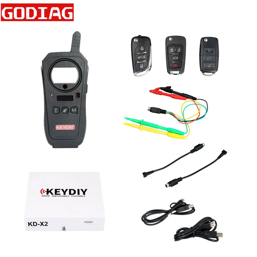 

KEYDIY KD-X2 KD X2 Remote Maker Unlocker and Generator-Transponder Cloning Device with 96bit 48 Transponder Copy No Token
