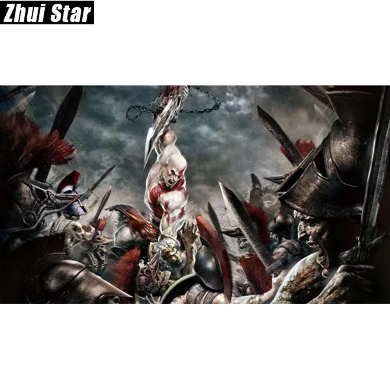 

Full diamond 5D DIY diamond painting"Warrior"diamond embroidery cross stitch painting living room wedding decoration