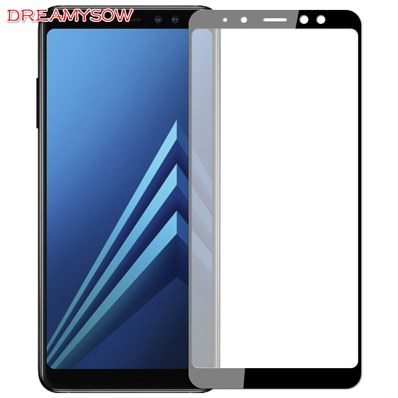 9H Защитная пленка для экрана Samsung A8 Plus A7 A5 A6 2018 A320 Galaxy J4 J2Pro J6 J7 Duo полное покрытие