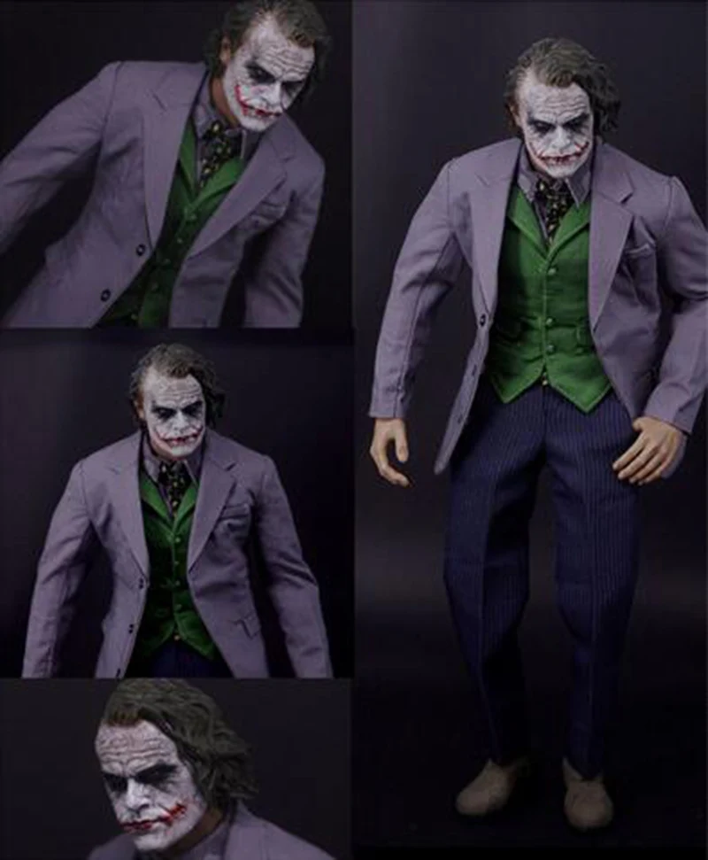 1/6 joker the dark Knig Бэтмен злодей фиолетовая одежда наборы моделей для 12 дюймов мужской человек фигурка игрушки без головы и тела