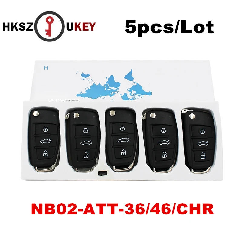 HKSZUKEY 5 шт. KD NB02 NB серии удаленной машине ключ для KD900/KD900+/URG200 Ключевые программист NB02-ATT-36 NB02-ATT-46 NB02-ATT-CHR