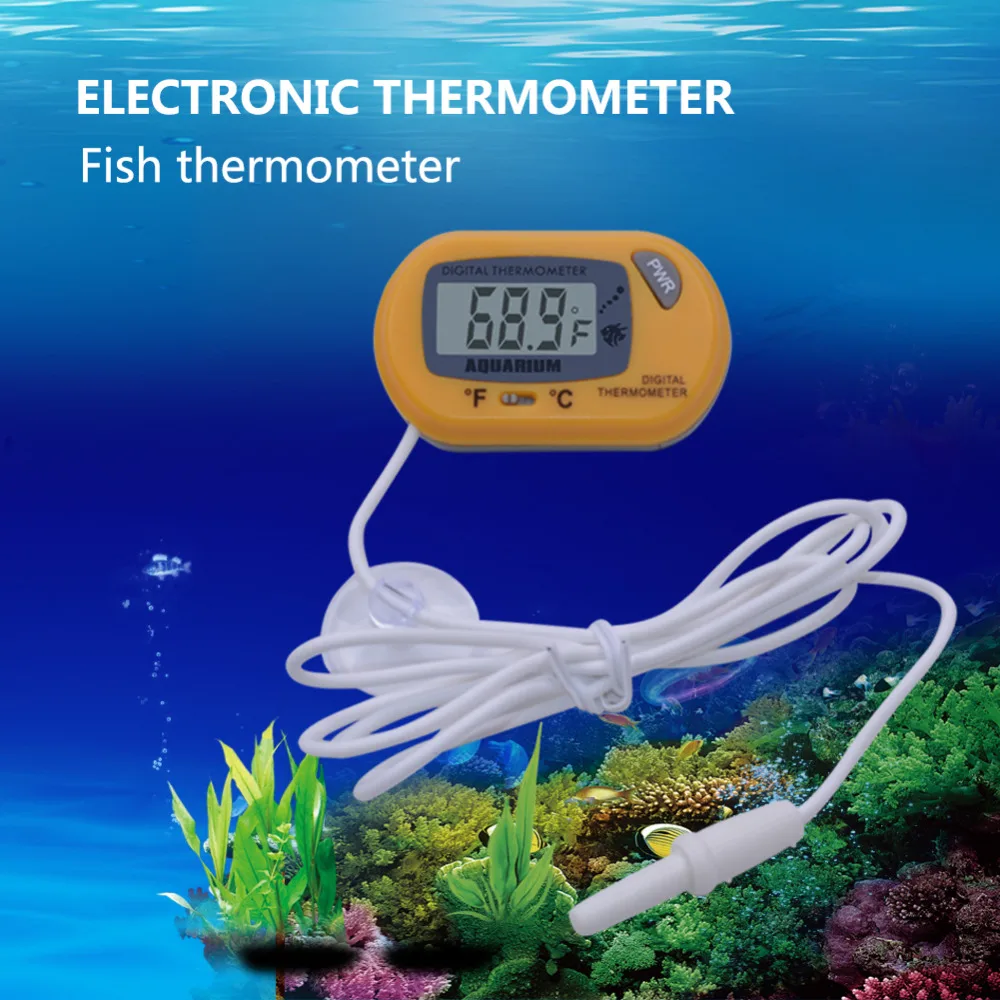 Waterproof Electronic Thermometer Fish Tank Reptile Sea Turtle Pet Box
