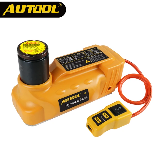 AUTOOL 5 Ton 12V Car Jacks Electric Hydraulic Lifting Floor Jack Auto