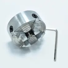 Четыре 4 кулачковый патрон Z011A для металлического мини-токарного станка M12x1mm с резьбой сзади 1,8~ 56 мм/12~ 65 мм мини-втулка принадлежности токарного станка