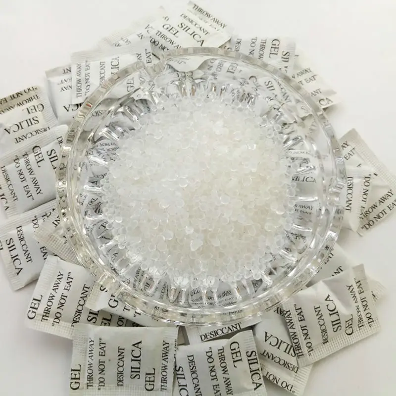 1g 100 Packets Non-Toxic Silica Gel Desiccant Moisture Absorber Dehumidifier Silica Gel Packets for Kitchen Room Living Room Bag (4)
