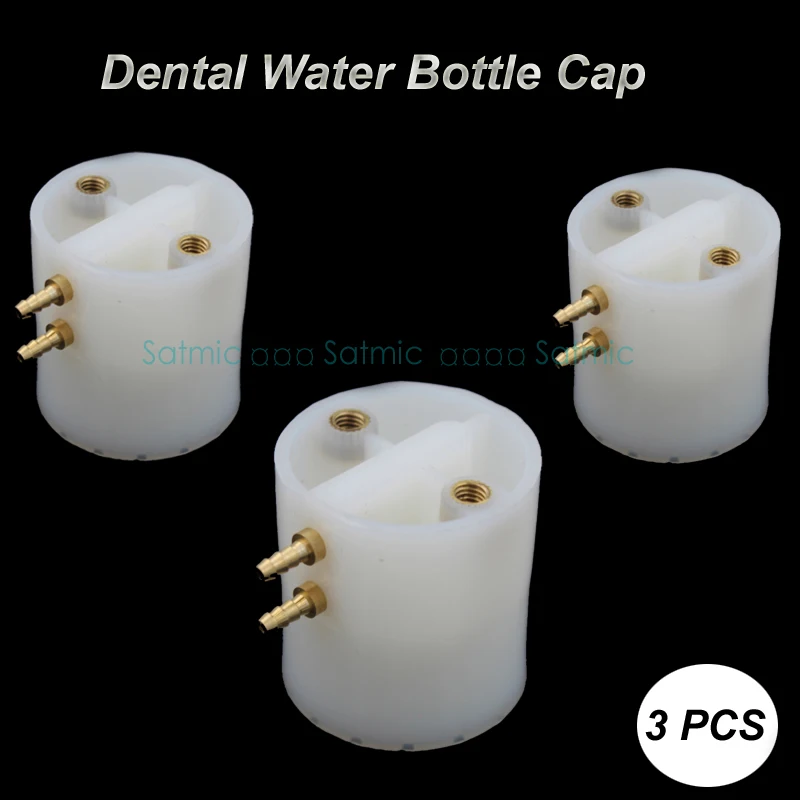 3pcs Dental Water Bottle Cap Top Cover Lid for Dental Chair Turbine