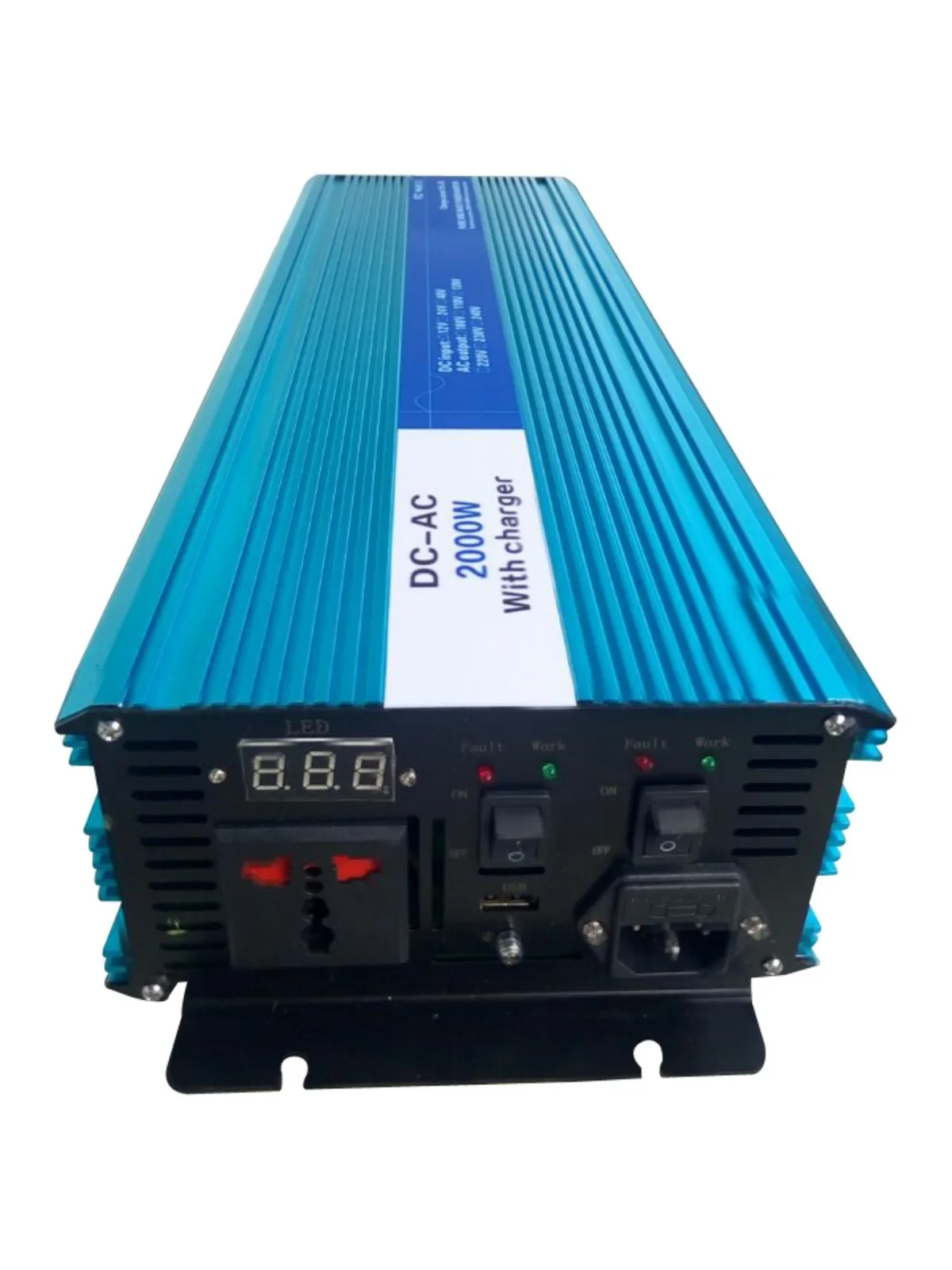 2500 Вт Чистая синусоида Инвертор DC 12 V/24 V/48 V к AC 110 V/220 решетки солнечной энергии