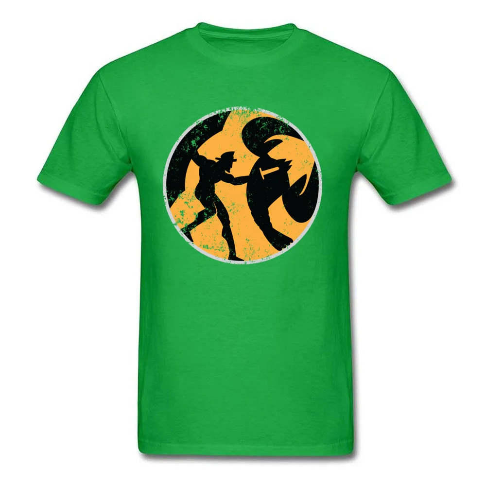 Prevalent Gladiator Geek Short Sleeve T-Shirt Summer/Autumn O Neck Pure Cotton Tops T Shirt for Men Tshirts 3D Printed Gladiator green