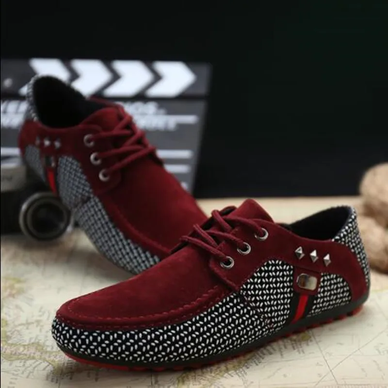 

New fashion Men Flats Light Breathable Shoes Shallow Casual Shoes Men Loafers Moccasins Man Sneakers Peas Zapatos Hombre Shoes