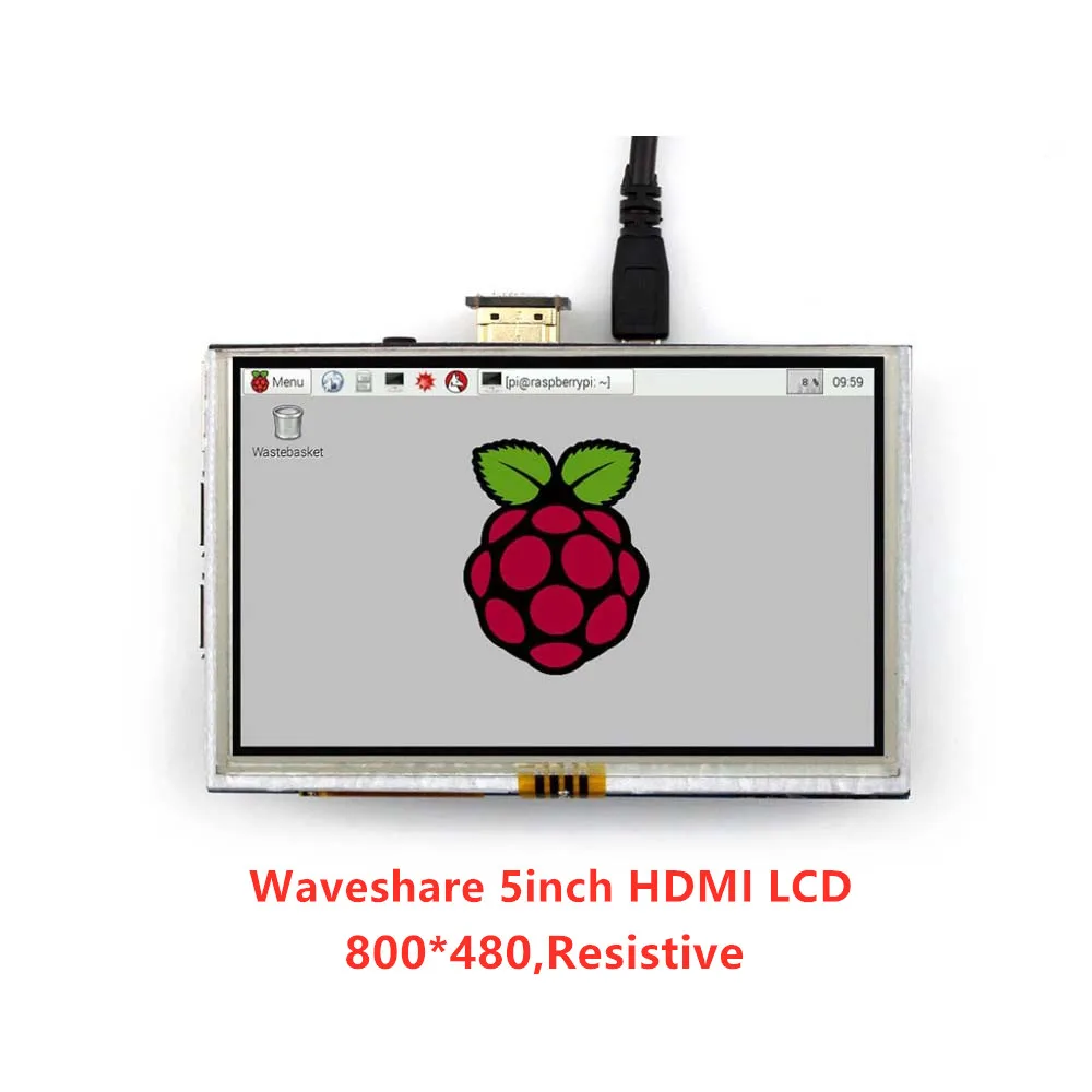 Waveshare 5 дюймов 800*480 TFT резистивный сенсорный экран планшет HDMI интерфейс для всех Rev