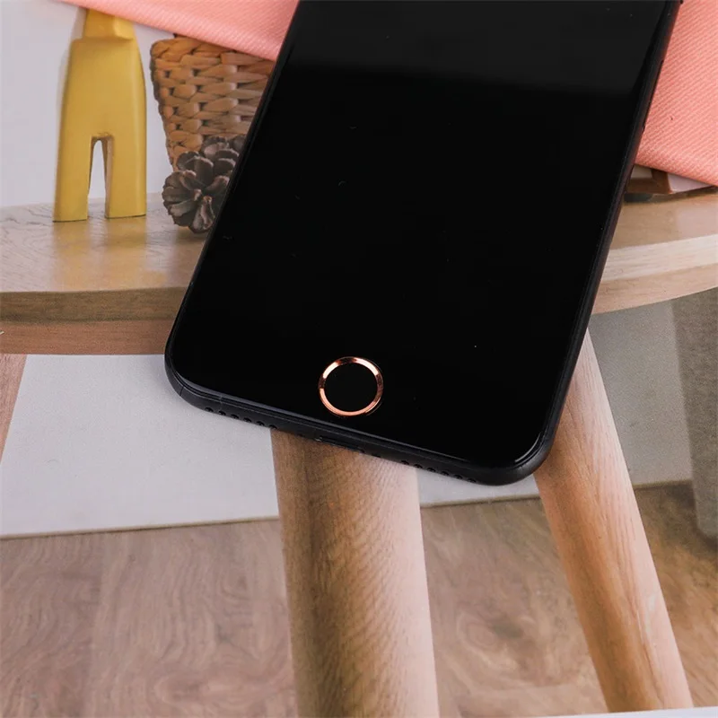 Мультяшные алюминиевые сенсорные наклейки с кнопками Home для iPhone 5S 5C SE 6 6S 7 8 Plus iPad