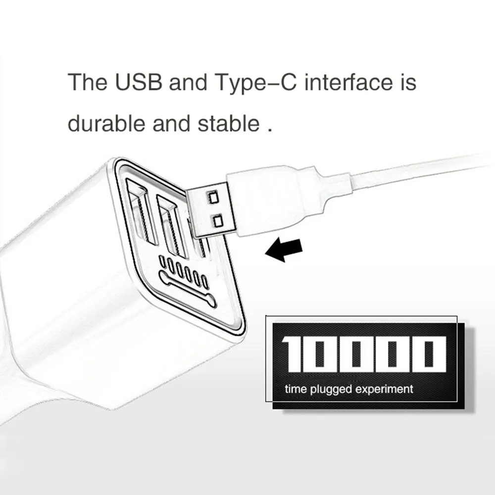 Vehemo двойной usb type-C автомобильный очиститель воздуха зарядное устройство Автомобильное usb портативный мобильный телефон
