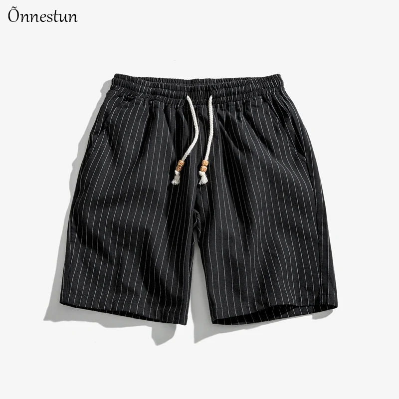 Onnestun шорты мужские Новые Летние Стильные мужские шорты кэжуал плюс размер полосатые модные повседневные пляжные шорты мужские