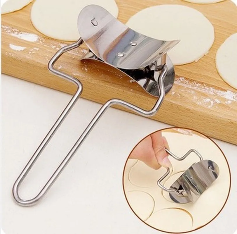 

1pc Pastry Tools Stainless Steel Dumpling Maker Dough Cutter Pie Ravioli Dumpling Mould Tool Kitchen Accessories