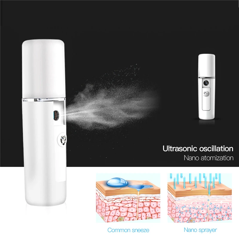 Removedor de Cravo Ferramenta + Mini Microdermabrasion Rosto Pele Aspirador Poros Sucção Acne Espinha Remoção Nano Vapor Facial 41 17 Utensílios de cuidado facial