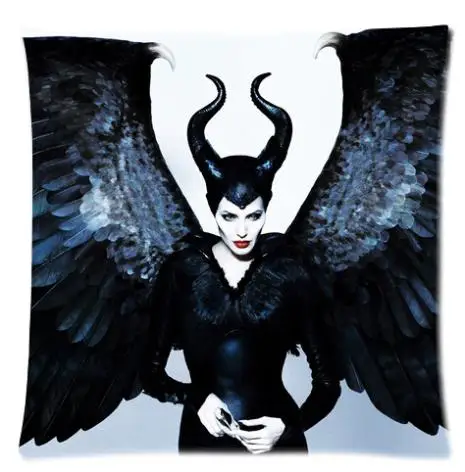 

Custom Maleficent Fashion Style Glossy Soft Modernative Suitbale Single Pillow Case mini Size 33x33cm(Twin Sides) U1236