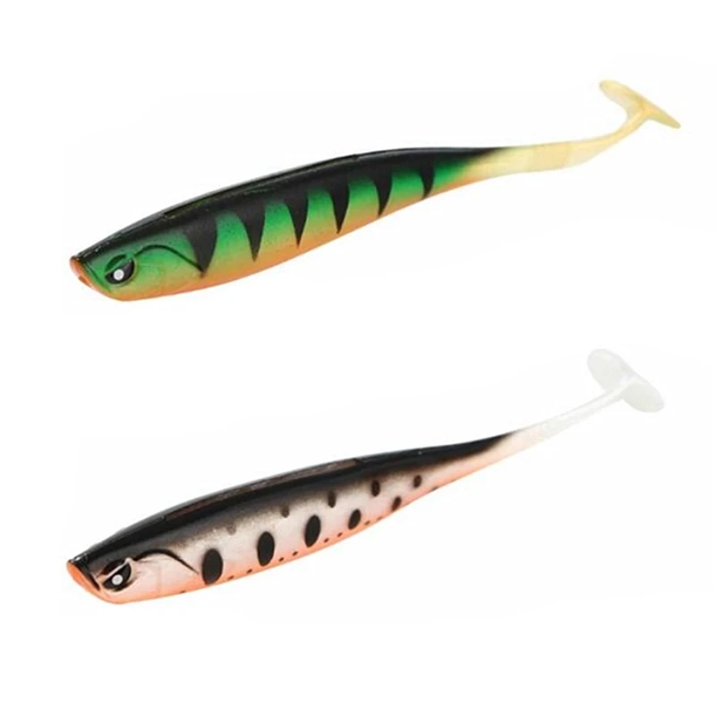 

3pcs/lot Fishing Lure soft lure 12.5cm 10g Silicone Bait Shad Worms Bass Pike Minnow Swimbait Rubber Fish Lures 5 Colors