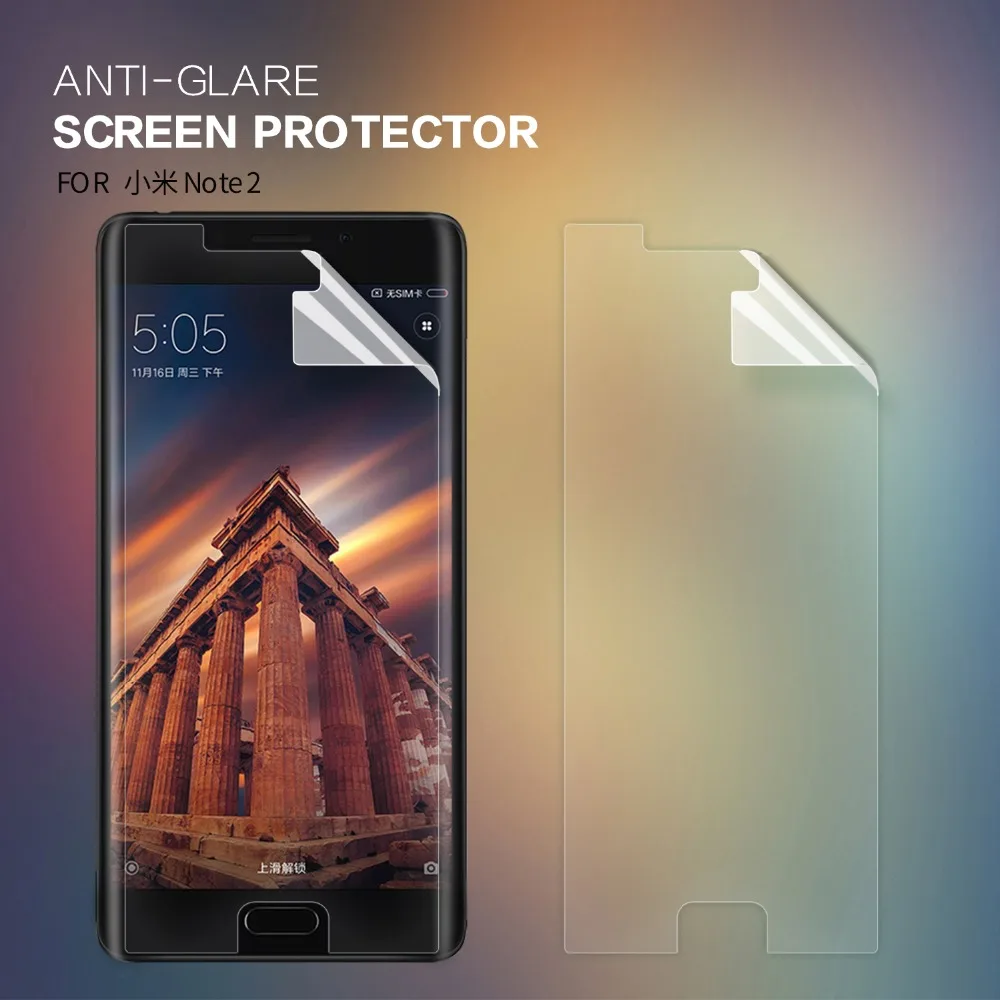 

Nillkin HD Scrub Front +Camera Protective film for Xiaomi Note 2 screen protector clear film for Xiaomi Note 2 protective film