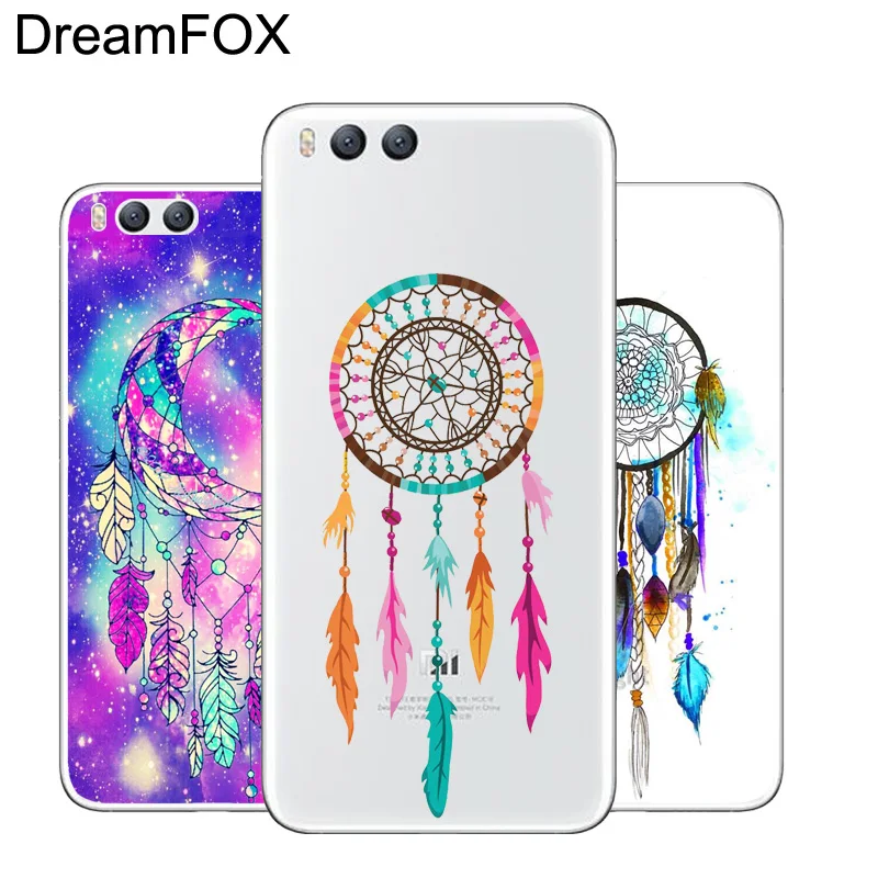 DREAMFOX M172 Синий Ловец снов Мягкий ТПУ силиконовый чехол для Xiaomi Mi Note 2 3 4 5 6 8 SE M5 4C 4S 5C