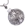 Retro Ball Cremation Ashes Necklace Jewelry Memorial Keepsake Ashes Urn Pendant 2