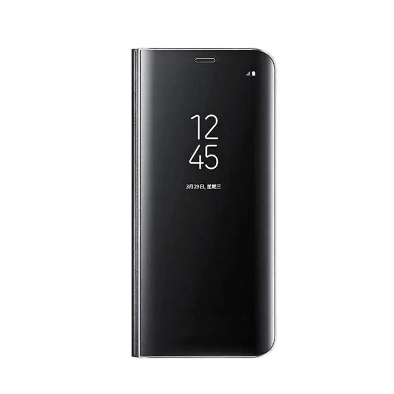 

Phone Case Slim Flip Leather Case Protective Cover For Samsung Galaxy Note 8 (Black)