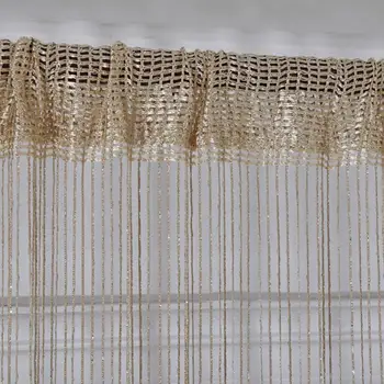 

Line String Window Curtain Tassel Door Room Divider Scarf Valance may24