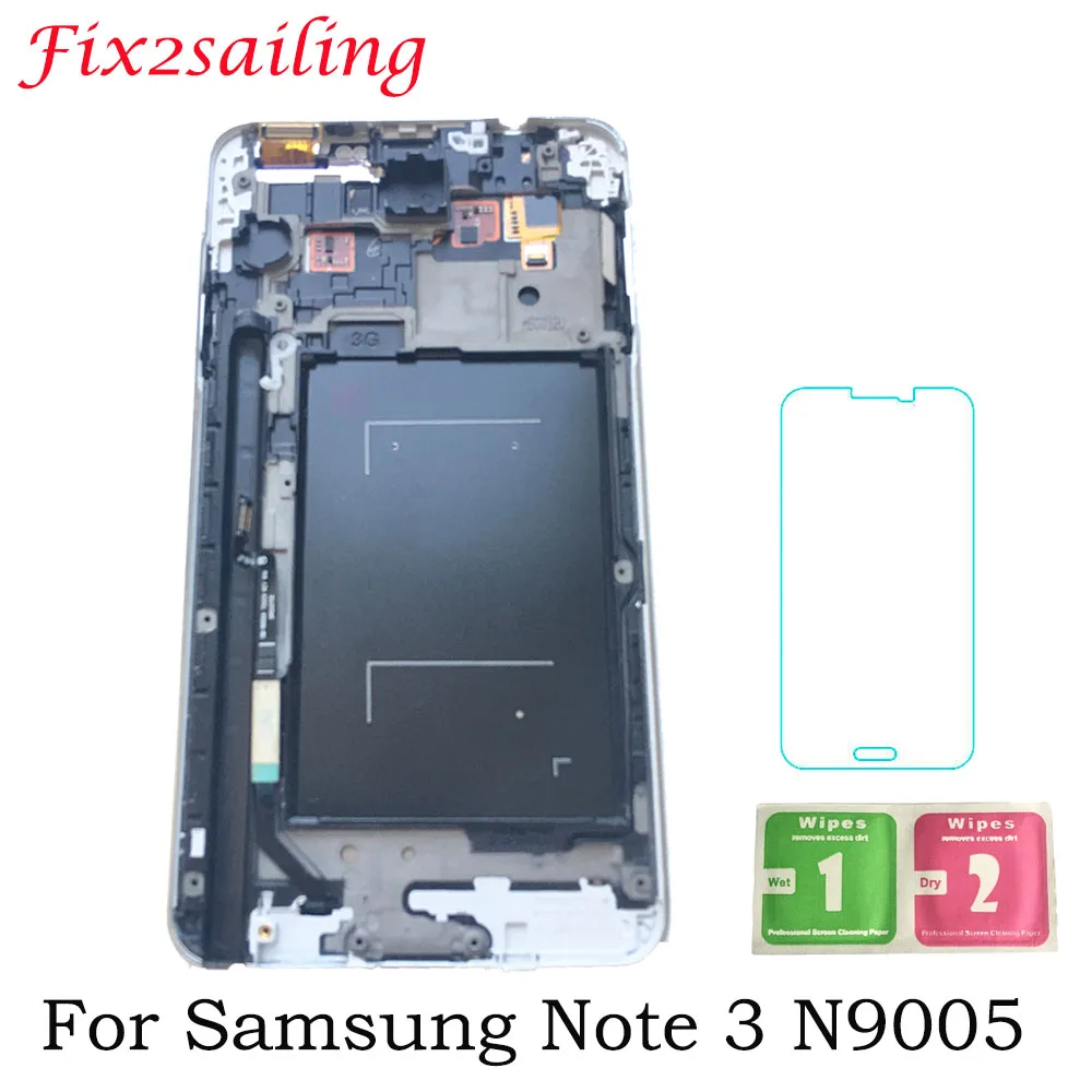 

AAA+ Grade LCD Screen For Samsung Galaxy Note 3 N9005 LCD Display + Touch Screen Digitizer Assembly Replacement Parts With Frame