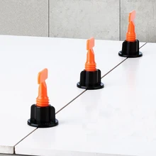 50 шт. новая система выравнивания плитки для выравнивания резьбы многоразовый Регулируемый локатор разделители плоскогубцы уровень клинья ручные инструменты